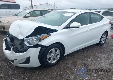 2015 Hyundai Elantra Se from USA, damaged, VIN 5NPDH4AE3FH649752
